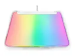 Razer RGB Gaming Mouse Mat   Firefly V2 Pro   Phantom White Edition
