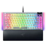 Razer Hot-swappable Mechanical Gaming Keyboard   BlackWidow V4 75%   Gaming Keyboard   Wired   US   Phantom White Edition   USB Type-C   Razer Mechanical Switches (Tactile)