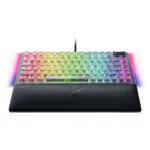 Razer Hot-swappable Mechanical Gaming Keyboard   BlackWidow V4 75%   Gaming Keyboard   Wired   US   Phantom White Edition   USB Type-C   Razer Mechanical Switches (Tactile)