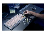 Razer Hot-swappable Mechanical Gaming Keyboard   BlackWidow V4 75%   Gaming Keyboard   Wired   US   Phantom White Edition   USB Type-C   Razer Mechanical Switches (Tactile)