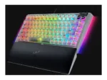 Razer Hot-swappable Mechanical Gaming Keyboard   BlackWidow V4 75%   Gaming Keyboard   Wired   US   Phantom White Edition   USB Type-C   Razer Mechanical Switches (Tactile)