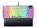 Razer Hot-swappable Mechanical Gaming Keyboard   BlackWidow V4 75%   Gaming Keyboard   Wired   US   Phantom White Edition   USB Type-C   Razer Mechanical Switches (Tactile)
