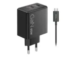 Lenovo Dual USB-C 65W GaN Charger – EU   USB-C   Charger
