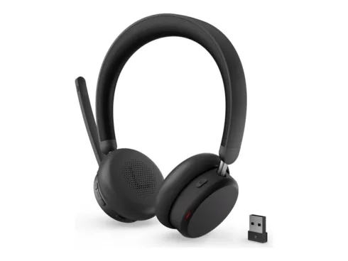 Lenovo   Wireless Headset   4XD1S19778   Built-in microphone   Bluetooth   ANC   Black