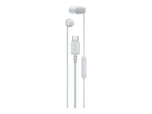 Sony Earbuds   IER‑EX15C   Wired   In-ear   Microphone   White
