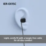 Sony Earbuds   IER‑EX15C   Wired   In-ear   Microphone   Blue