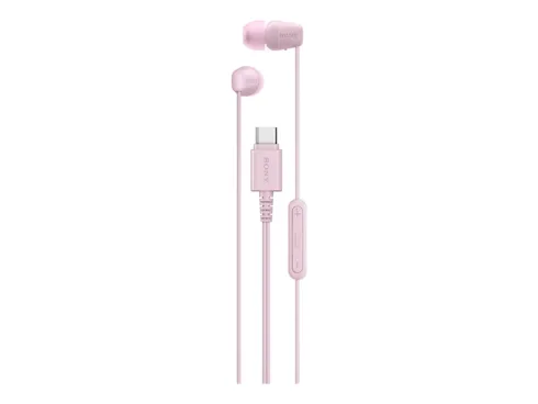 Sony Earbuds   IER‑EX15C   Wired   In-ear   Microphone   Pink