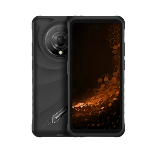 Hammer   Iron 6   Black   6.56 ”   IPS   1612 x 720 pixels   Mediatek   Dimensity 6300   Internal RAM 6 GB   128 GB   microSD   Dual SIM   4G   5G   Main camera resolution 64 MP   Android   15   6050 mAh