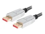 Lanberg DisplayPort M/M Cable 20 PIN V1.4 8K 60HZ   CA-DPDP-20CU-0010-BK   1 m