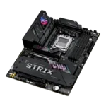 Asus ROG STRIX B850-E GAMING WIFI   Processor family AMD   Processor socket AM5   DDR5   Supported hard disk drive interfaces SATA, M.2   Number of SATA connectors 4