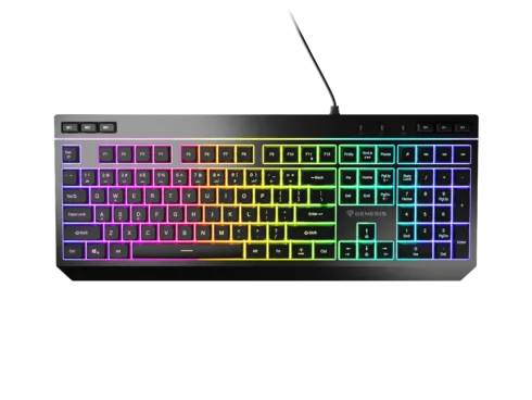 Genesis   Rhod 530   Membrane Gaming Keyboard   Wired   US   Black   USB-A