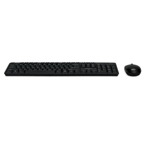 Acer Keyboard and Mouse AAK410 (Retail Pack)   Keyboard and Mouse Set   Wireless   US   Black