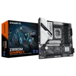 Gigabyte Z890M GAMING X   Processor family Intel   Processor socket LGA1851   DDR5   Supported hard disk drive interfaces M.2, SATA   Number of SATA connectors 4