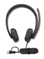Lenovo Wired VoIP Headset 5000 (Teams)   Built-in microphone   USB Type-A, USB Type-C   Black