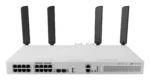 MikroTik Cloud Router Switch with RouterOS L5 Rackmount Case   CRS418-8P-8G-2S+5axQ2axQ-RM
