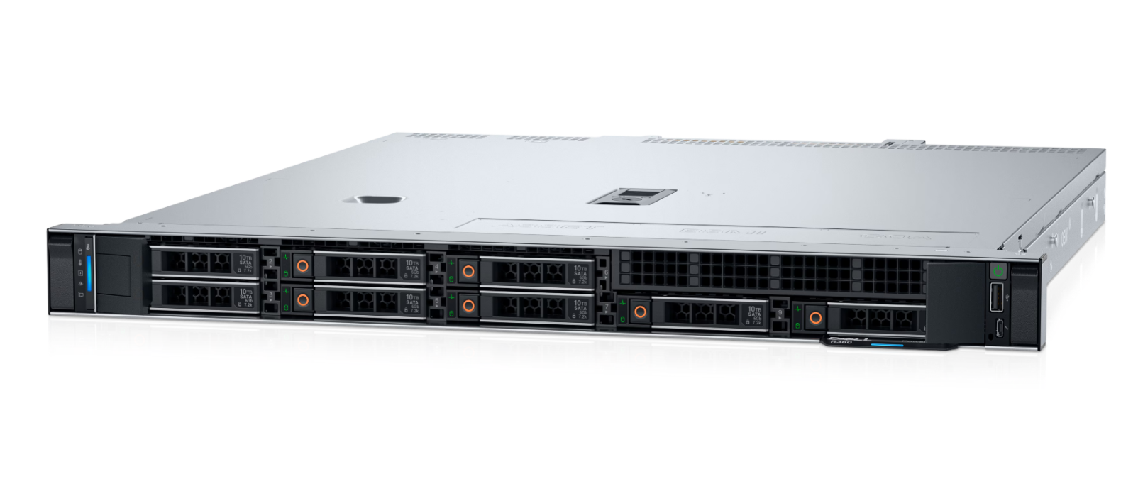 488982-emea-promo-r360-spl2-2000001387931-0.webp Dell PowerEdge R360 Rack (1U) Intel Xeon 6 1 6315P 4 4 2.8 GHz 1x16GB/1x2TB SATA Up to 4 x 3.5″ Hot-swap drive bays PERC H355 iDRAC9 Enterprise Power supply 1×700 W ReadyRails Sliding Rails No OS Warranty Basic NBD Onsite, 36 month(s)