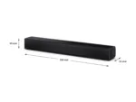 Sharp Compact 2.0 Soundbar   HT-SB121   120 W   Bluetooth   Black   Wireless connection