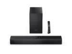 Sharp Compact 2.1 Soundbar with Wireless Subwoofer   HT-SBW121   240 W   Bluetooth   Black   Wireless connection