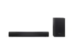 Sharp Compact 2.1 Soundbar with Wireless Subwoofer   HT-SBW121   240 W   Bluetooth   Black   Wireless connection