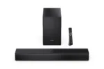 Sharp Compact 2.1 Soundbar with Wireless Subwoofer   HT-SBW121   240 W   Bluetooth   Black   Wireless connection