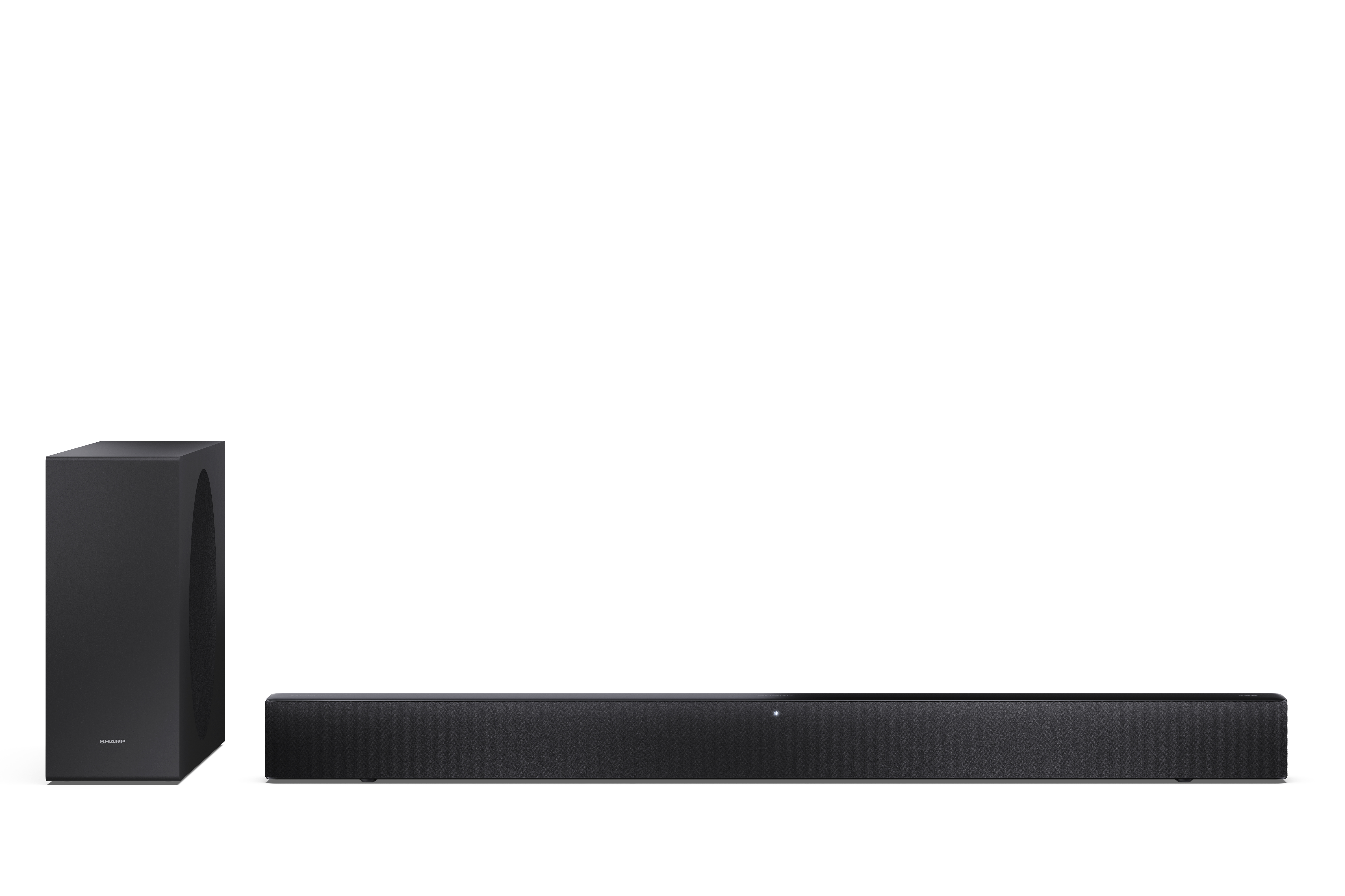 489187-ht-sbw310-4550556175104-0.webp Sharp 2.1 Dolby Atmos/DTS Virtual:X Soundbar with Slim Wireless Subwoofer HT-SBW310 330 W Bluetooth Black Wireless connection