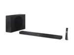 Sharp 2.1ch Ultra-slim Dolby Atmos/DTS Virtual: X Soundbar with Wireless Subwoofer   HT-SBW320   360 W   Bluetooth   Black   Wireless connection