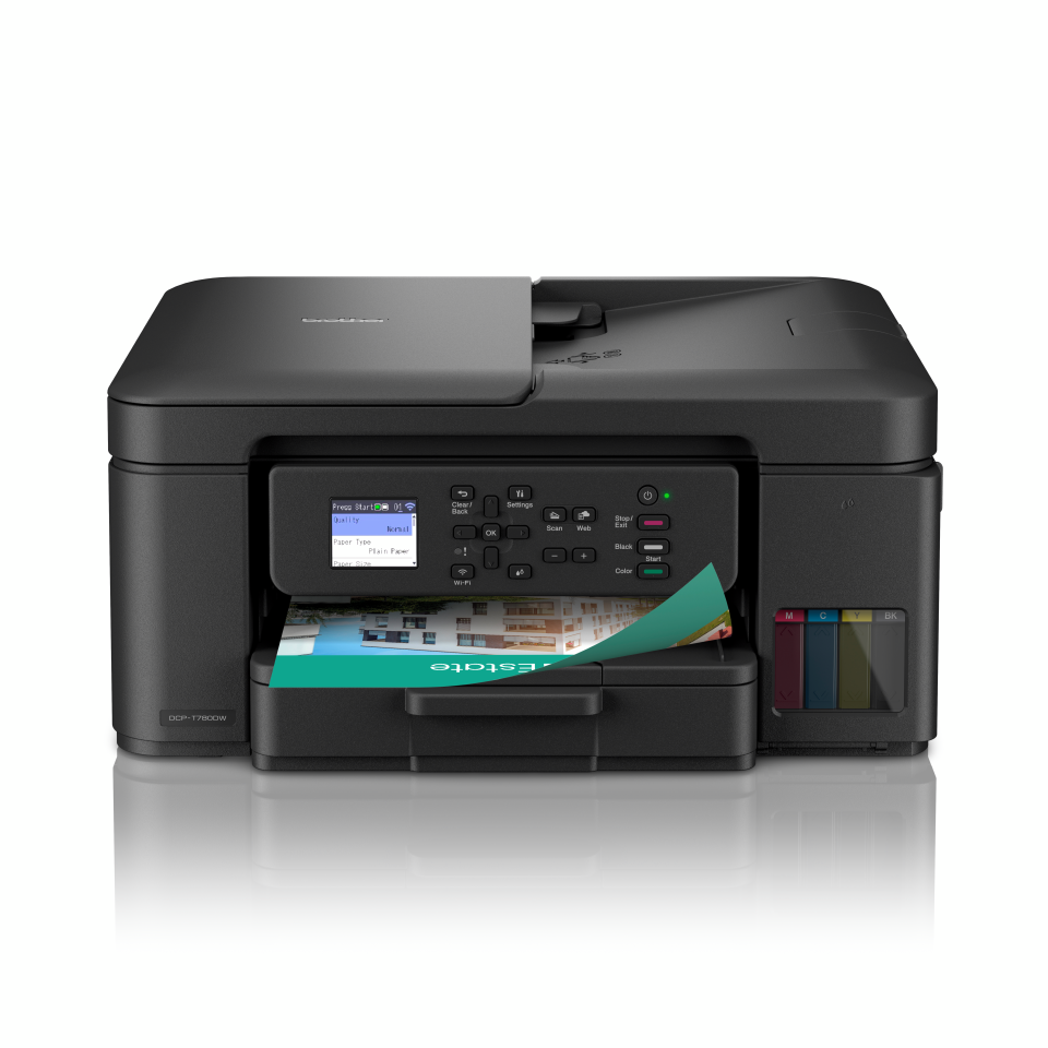 489539-dcpt780dwre1-4977766841788-0.webp Brother Wireless Printer with ADF DCP-T780DW Inkjet Colour 3-in-1 A4 Wi-Fi Black