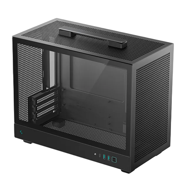 489683-r-ch160-bkngm0-g-6933412765356-0.webp Deepcool Case CH160 Plus Black Mini-ITX