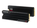 Samsung 9100 PRO 8TB SSD su šilumokaičiu, šoninis vaizdas