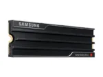 Samsung 9100 PRO SSD su heatsink, matomas iš šono