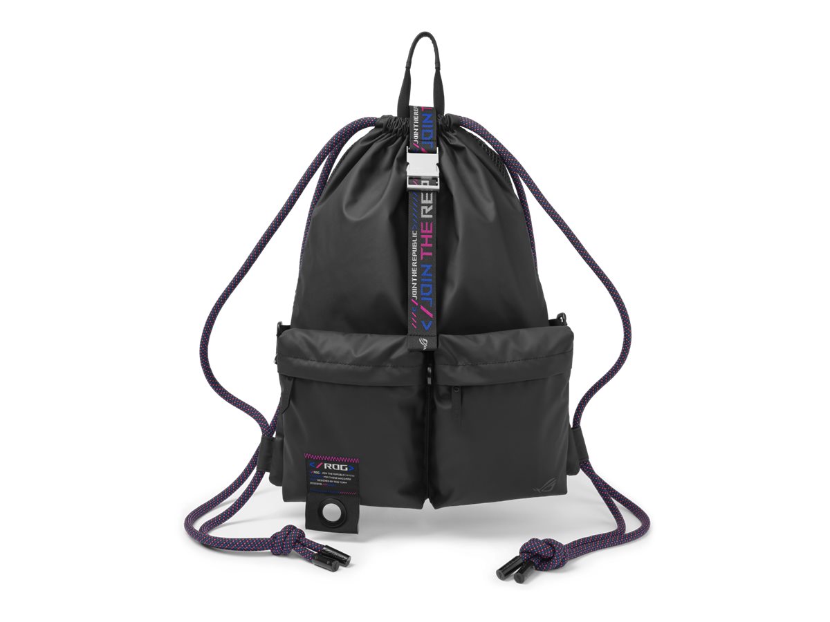 489946-90xb0760-bbd000-4711081222118-0.webp Asus ROG SLASH Multi-use Drawstring Bag Drawstring bag Black