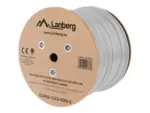 Lanberg   LAN Cable CAT.6A UFTP 305M Solid CU LSZH Grey CPR + Fluke Passed   LCUF6L-11CU-0305-S