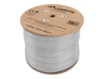 Lanberg   LAN Cable CAT.6A UFTP 305M Solid CU LSZH Grey CPR + Fluke Passed   LCUF6L-11CU-0305-S