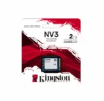 Kingston SSD   NV3   2000 GB   SSD form factor M.2 2230   Solid-state drive interface PCIe 4.0 x4 NVMe   Read speed 6000 MB/s   Write speed 5000 MB/s
