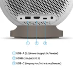 Benq GV32   Full HD (1920×1080)   500 ANSI lumens   White   Wi-Fi