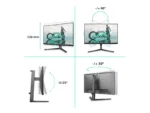 Philips   27M2N3800A/00   27 ”   Fast IPS   4K UHD   16:9   160 Hz   1 ms   3840 x 2160 pixels   350 cd/m²   HDMI ports quantity 2   Charcoal