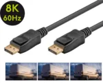 Goobay   DisplayPort Cable 2.0/2.1, 40 Gbit/s   2 m