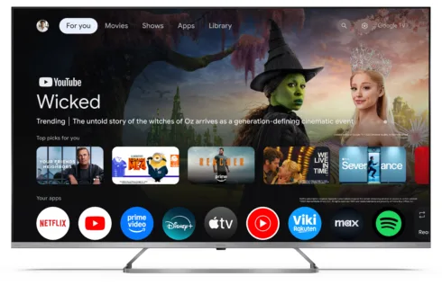 Sharp 4K Ultra HD QLED MiniLED TV   55JP7265E   55   Google TV   UHD