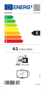Sharp 4K Ultra HD QLED MiniLED TV   55JP7265E   55   Google TV   UHD