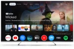 Sharp 4K Ultra HD QLED MiniLED TV   65JP7265E   55   Smart TV   Google TV   UHD