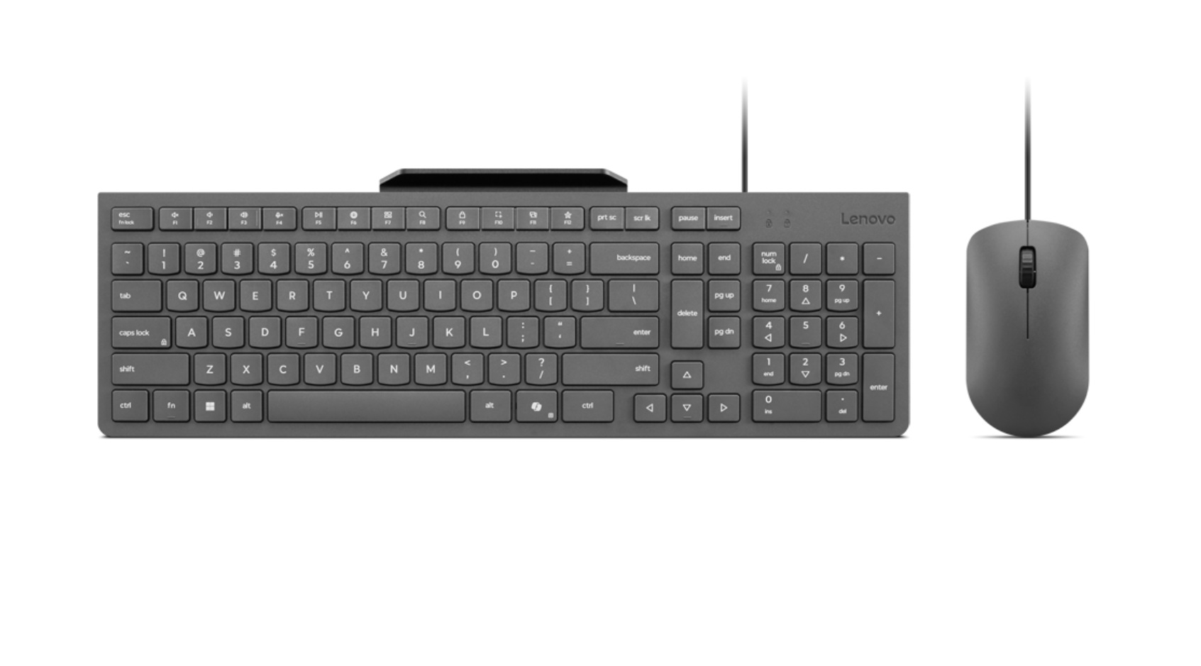 491531-gx31r09775-0.webp Lenovo 310 USB-A Wired Combo US English Keyboard and Mouse Set Wired Mouse included US English Luna Grey