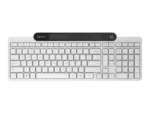 Lenovo 800 Self-Charging Bluetooth Keyboard-US English   Keyboard   Bluetooth   US English   White