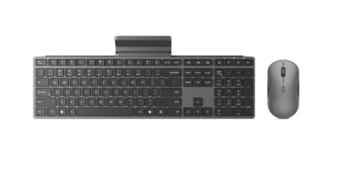 Lenovo   700 Modern Multi-Device   Keyboard and Mouse Set   Wireless   Mouse included   US   Bluetooth   Luna Grey