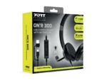 PORT CONNECT   Stereo USB Headphone PRO ON’R 300   Wired   On-ear   Black   Noise canceling