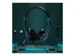 PORT CONNECT   Stereo USB Headphone PRO ON’R 300   Wired   On-ear   Black   Noise canceling