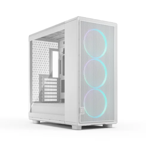 Fractal Design Case   Epoch XL   White TG RGB Clear Tint   ATX