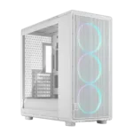 Fractal Design Case   Epoch XL   White TG RGB Clear Tint   ATX