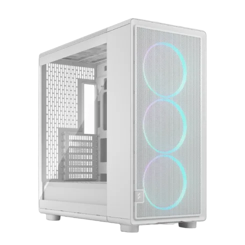 Fractal Design Case   Epoch XL   White TG RGB Clear Tint   ATX