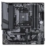 Gigabyte B550M GAMING X WIFI6   Processor family AMD   Processor socket AM4   DDR4 DIMM   Supported hard disk drive interfaces SATA, M.2   Number of SATA connectors 4