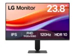 LG   24U41YA-B   24 ”   IPS   FHD   16:9   120 Hz   5 ms   1920 x 1080 pixels   220 cd/m²   HDMI ports quantity 1   Black
